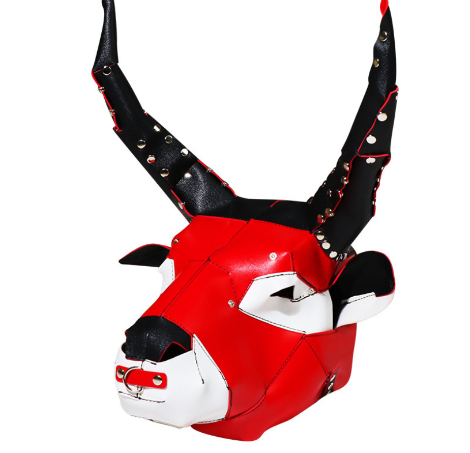 R SM Bull Head Appealing Headgear Adult Sex Products Cosplay Prom Dress Up Toys