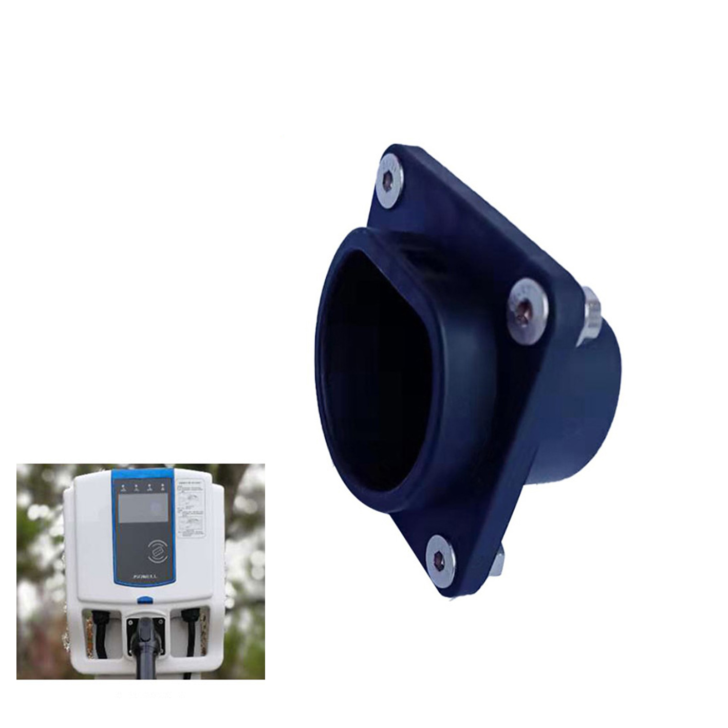 AC GB / T Wall Holder Plug jummy plug socket ev charger cable holster