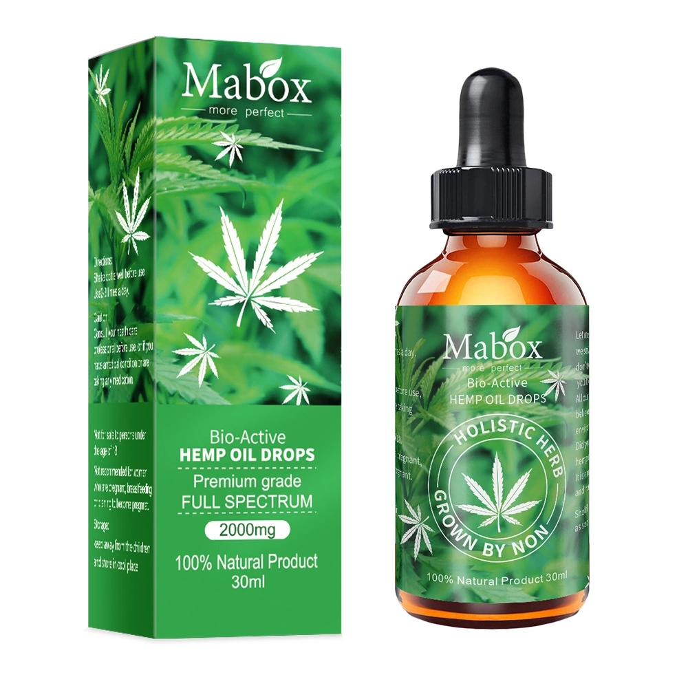 В наличии 3000 мг Бесплатный Образец Эфирное масло каннабидиола CBD капли органическое конопляное масло для продажи