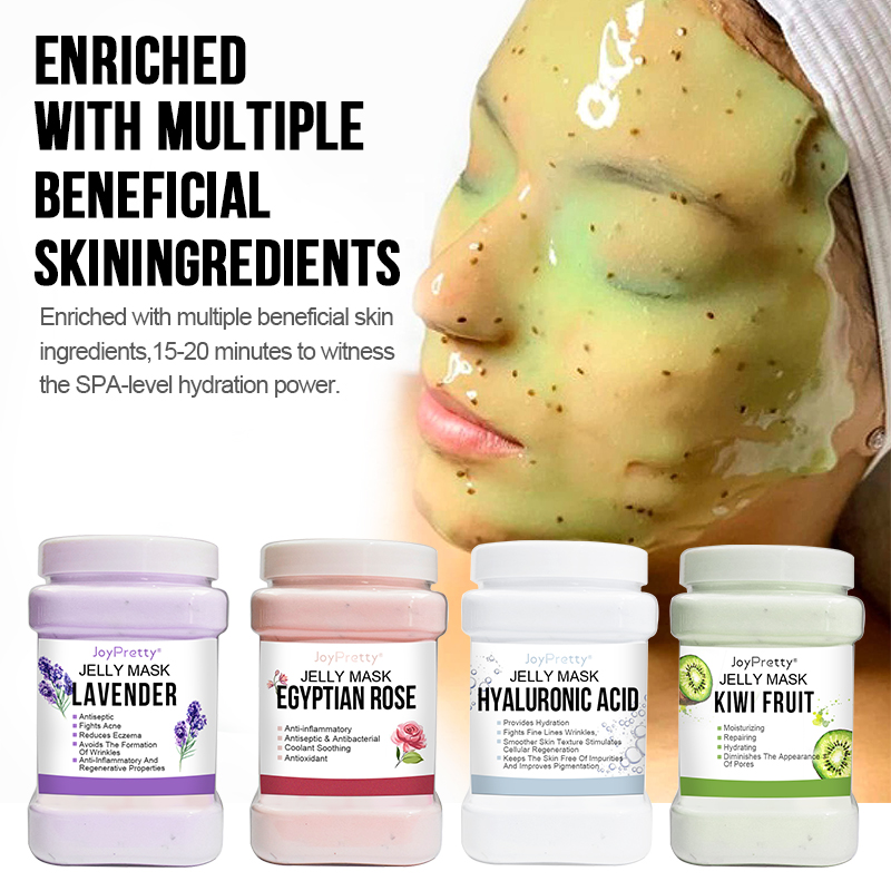 Private Label Peel Off Mask Powder Jelly Face Mask Skin Care Anti Aging Whitening Rose Jelly Mask Powder