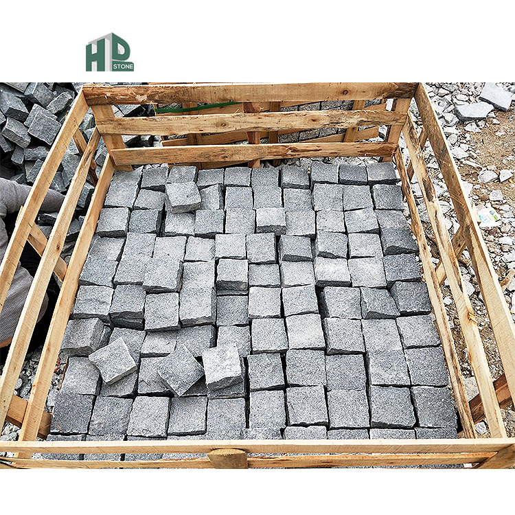 Hot Sale New G654 Dark Grey Granite Stone Chinese Design Style Natural Split Paving Stone for Park Application