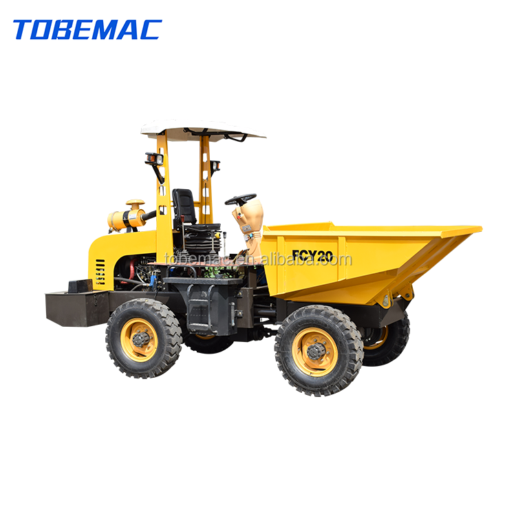 TOBEMAC колесный мини-самосвал 2 тонны на продажу 4x4
