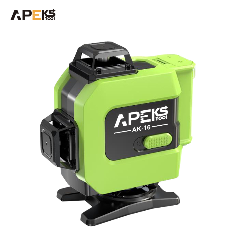 4D Green Self-Leveling 360 Degree Horizontal Vertical 16 Lines Laser Level