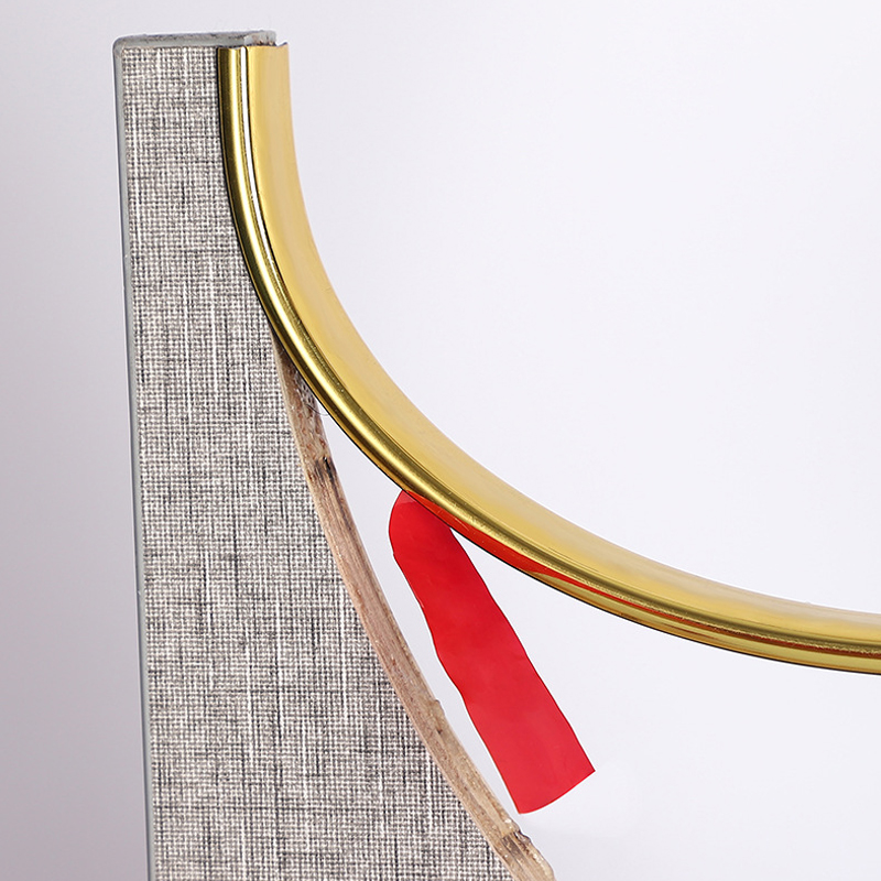 17.006 Furniture Accessories Gold Desk PVC Edge Banding White Upholstery Tape U-Shape Edge Banding Trim Sofa Decorative Strips