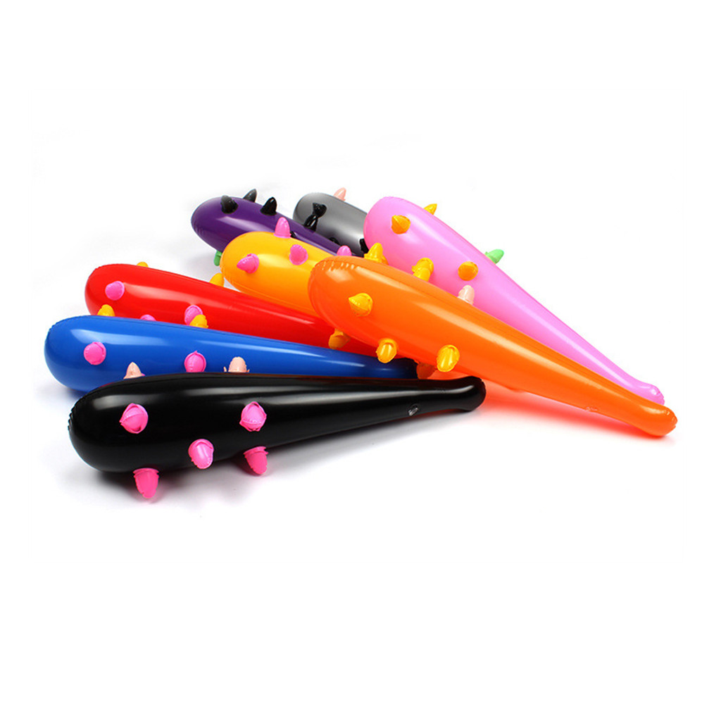safe Portable Customized Colorful Christmas party toys Pvc Plastic Inflatable Mace for children teens family