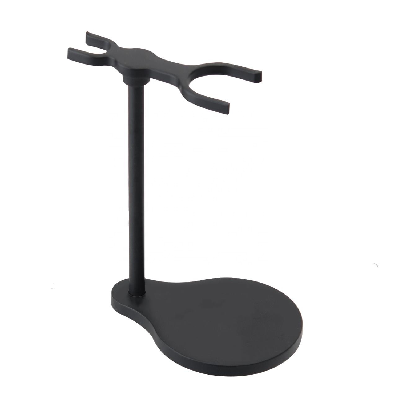 zy black shaving stand razor holder badger brush stand for Men grooming double edage DE razor