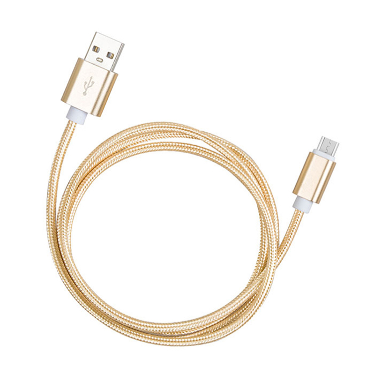 1 м, 3 фута, оптовая продажа, Прямая поставка с завода, нейлоновый USB-кабель для быстрой зарядки, кабель для мобильного телефона Android