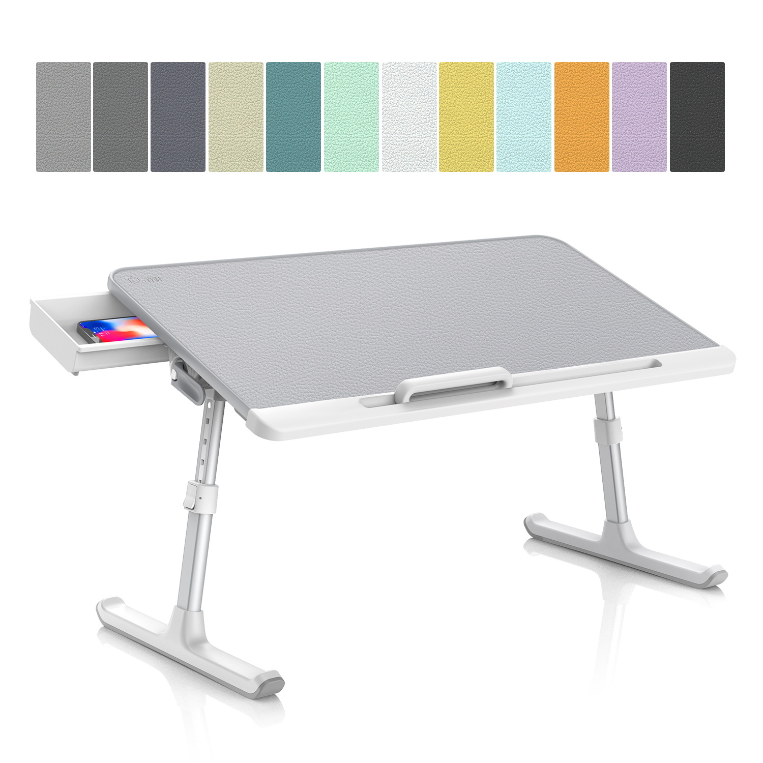 Over bed study lazy foldable table mesa de plegable para laptop tafel pvc leather sled leg meja rak laptop bed tray table desk