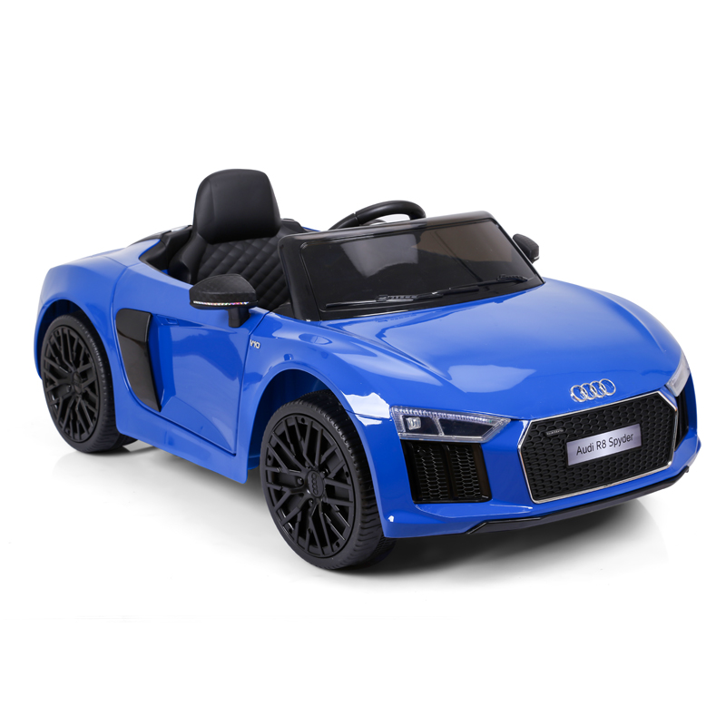 Дешевый Audi R8 Spyder дистанционное управление 6V батарея ездить на автомобиле детский автомобиль электрический автомобиль