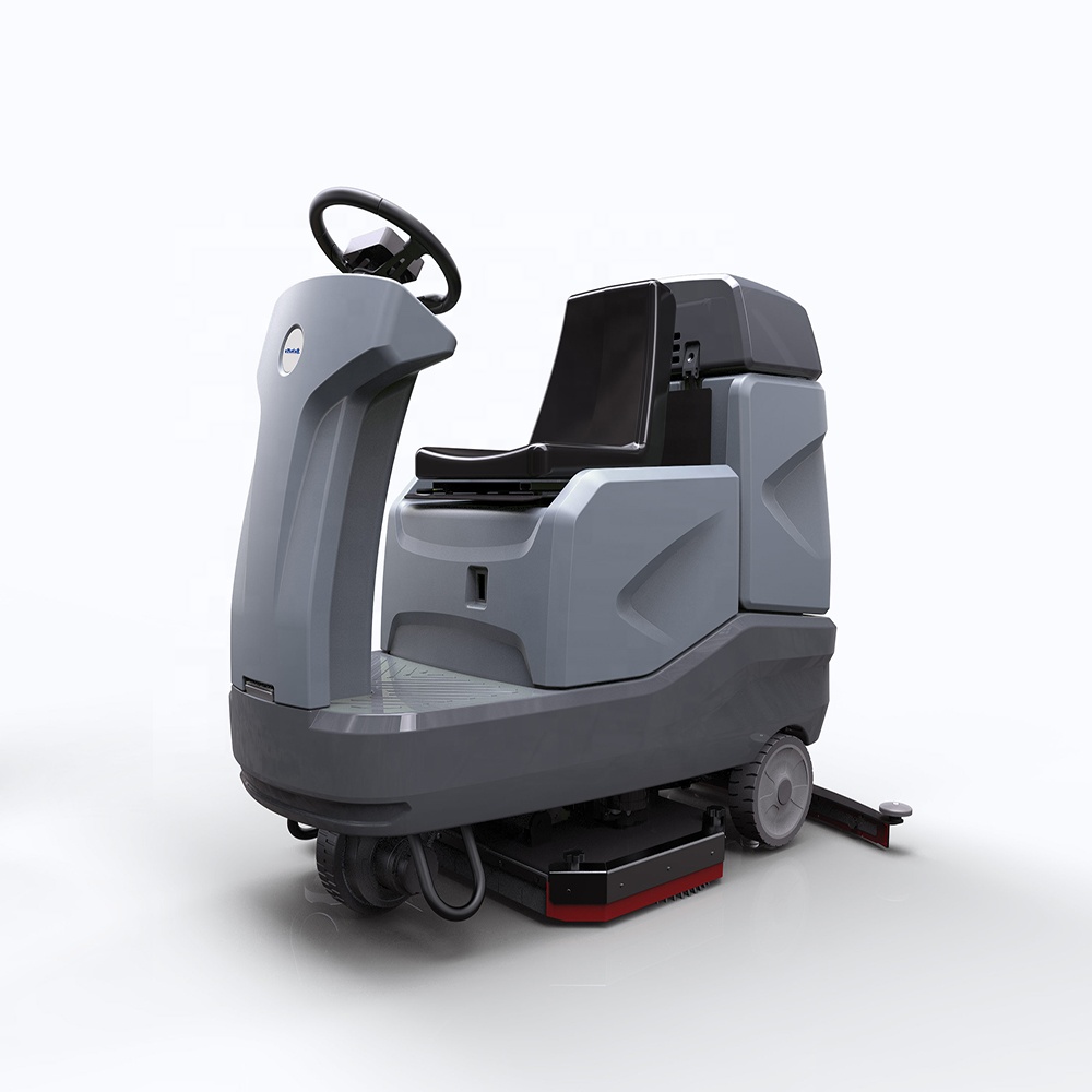 Industrial floor scrubber cleaning machine