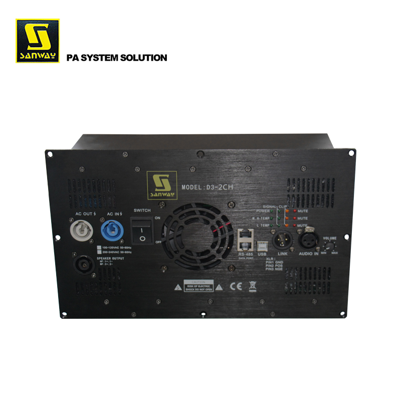 D3-2CH 1800W Class D Subwoofer Amplifier Module for Active Subwoofer
