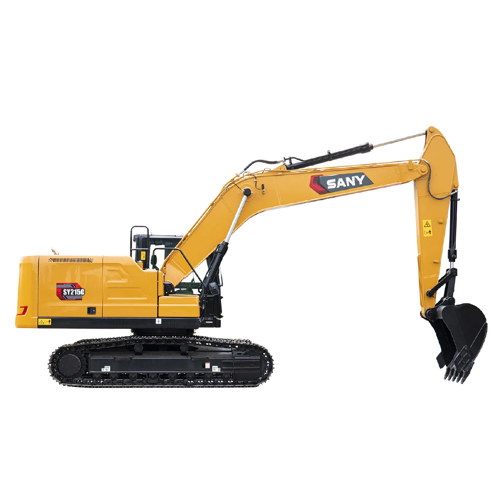 New Crawler Excavator Medium Size 21ton Sany 215C Mining Digger Equipment New Crawler-Moving Excavator