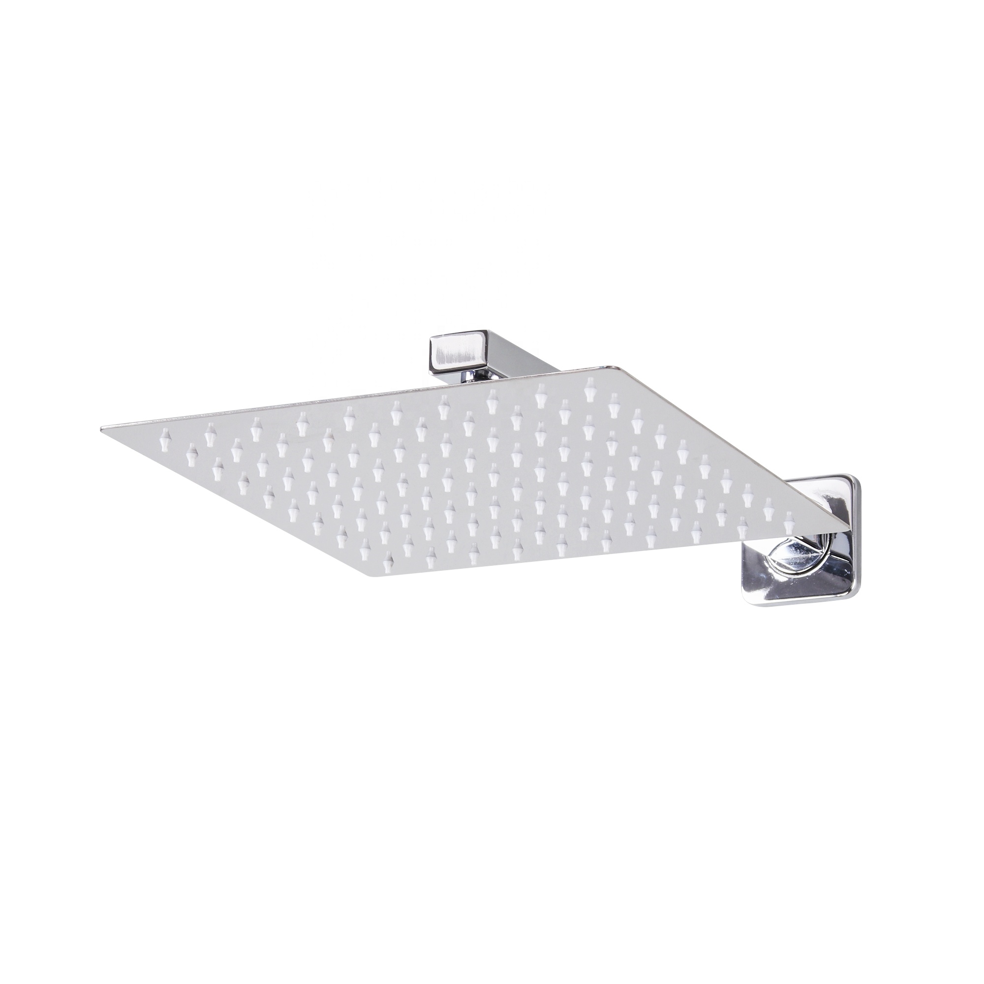 High Quality Wholesale Stainless Steel Square Shape Rain Shower Head With Extension Arm