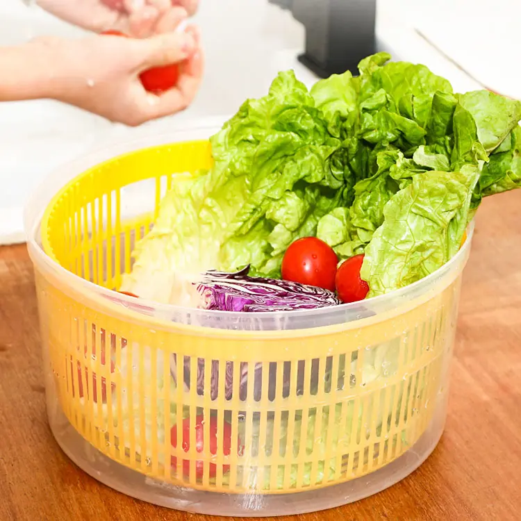 New Design Electric Vegetable Spin Dryer Hot Sale Mini Salad Spinner