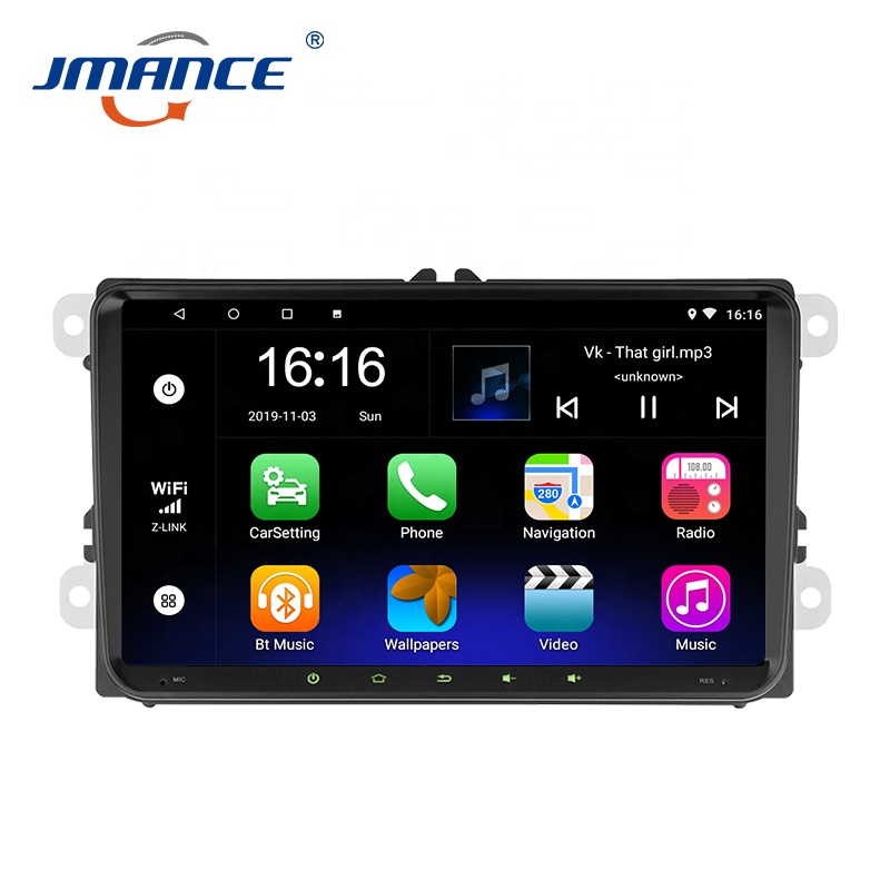 9 дюймов сенсорный экран в тире стерео dvd плеер android 10 carplay автомобиль радио для vw passat b6/Поло поддержка GPS навигация