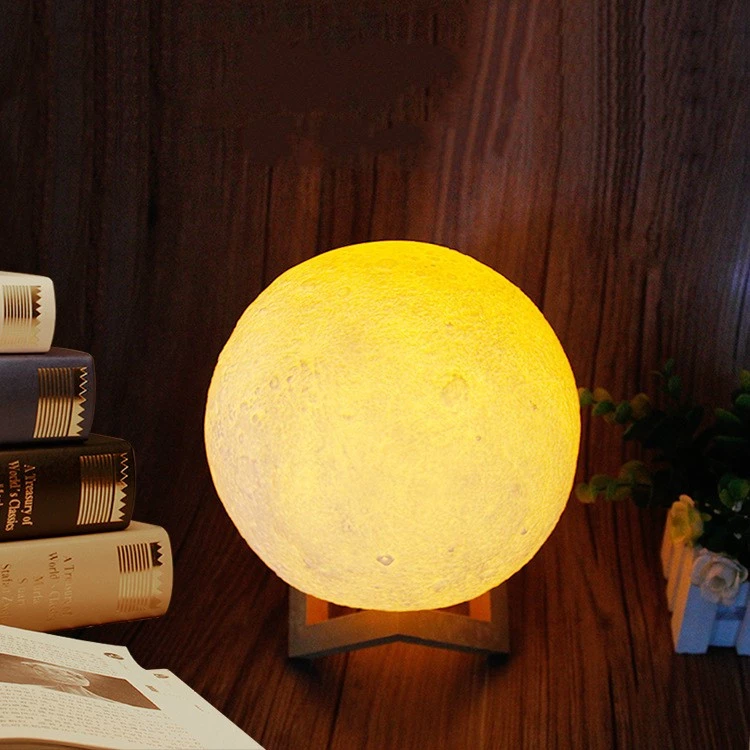 Луна свет увлажнитель 3D светодиодный ночник Луна лампа для детей креативный Рождественский подарок