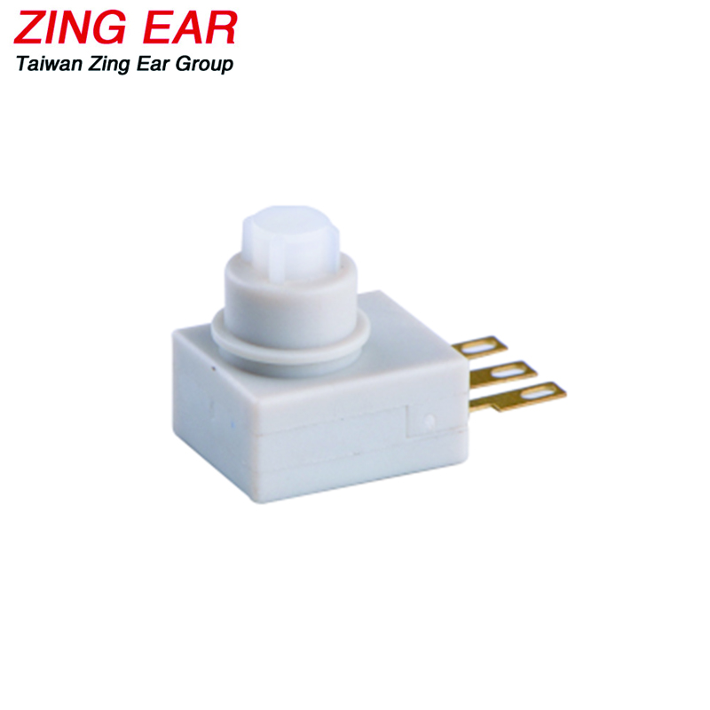 От "Zing Ear" PBC 5A 14VDC 3 pin квадратный кнопочный переключатель