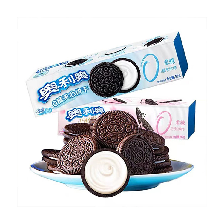 Хлебобулочные изделия Oreo 97 г, без сахара, сэндвич-печенье