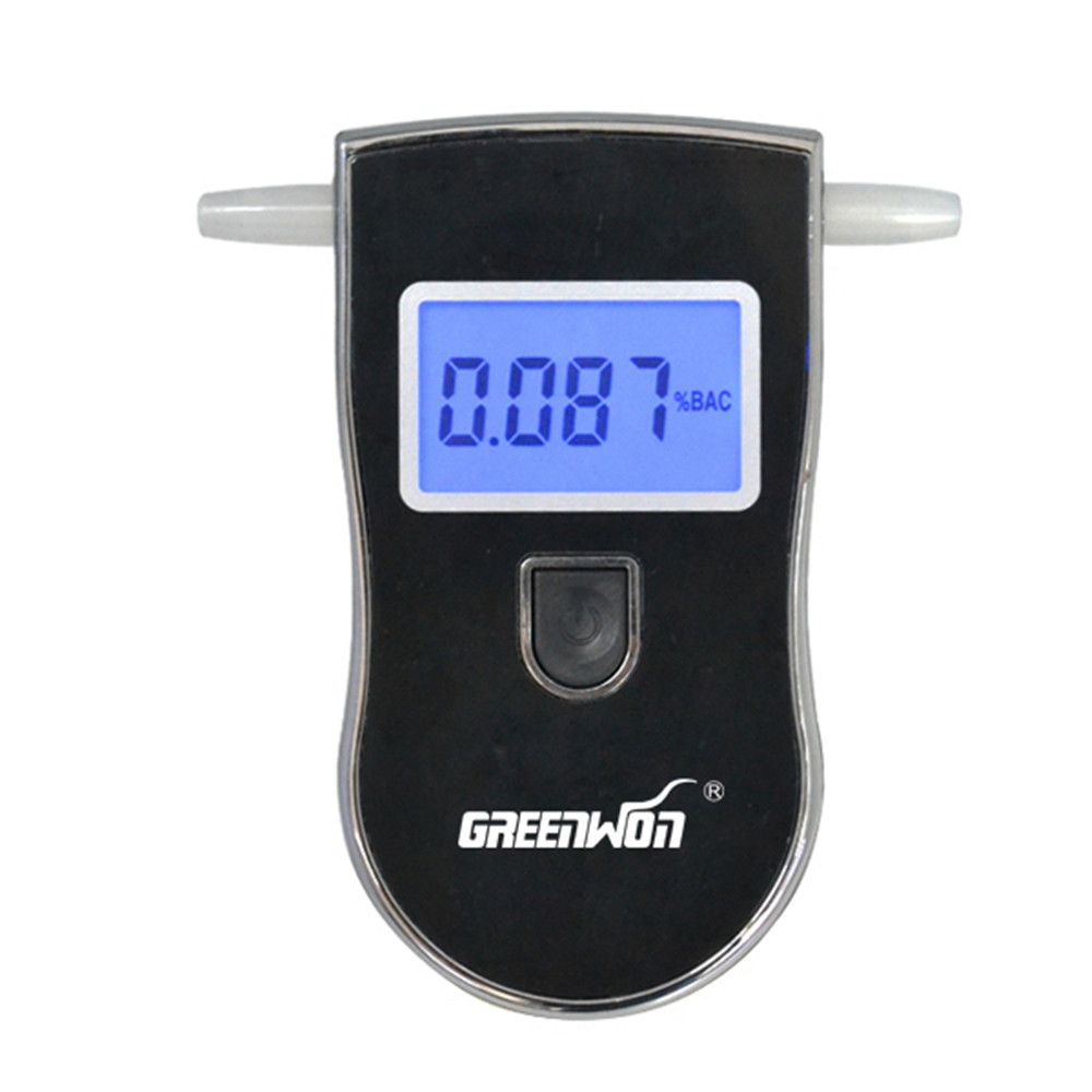 Патентный Алкотестер Greenwon, устройство для проверки дыхания спиртом AT-818 для точного теста, алкотестер