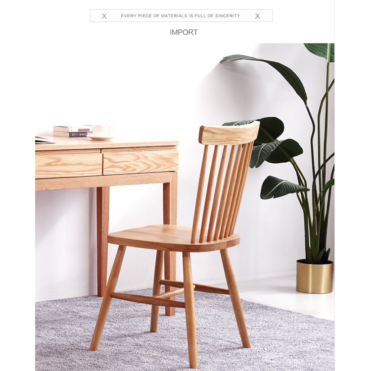 Hotel furniture wooden legs restaurant dining solid chair