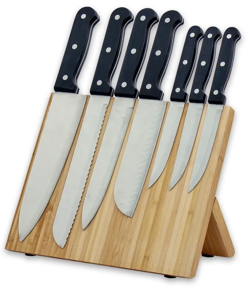 Revolutionized storing and displaying your knifes both elegantly, and safely Bamboo Magnetic KNIFEdock