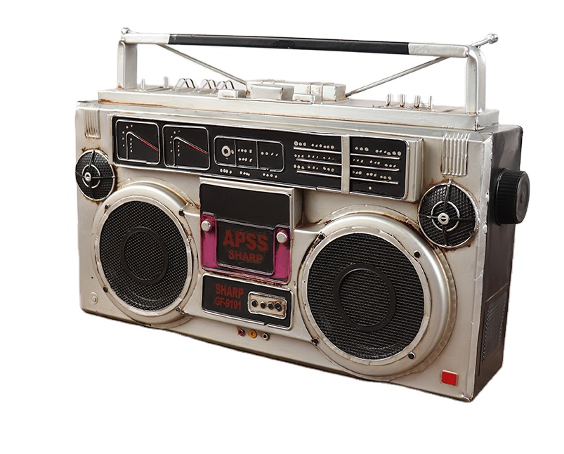 Custom Portable Vintage Retro Radio Audio Cassette Tape Player Recorder