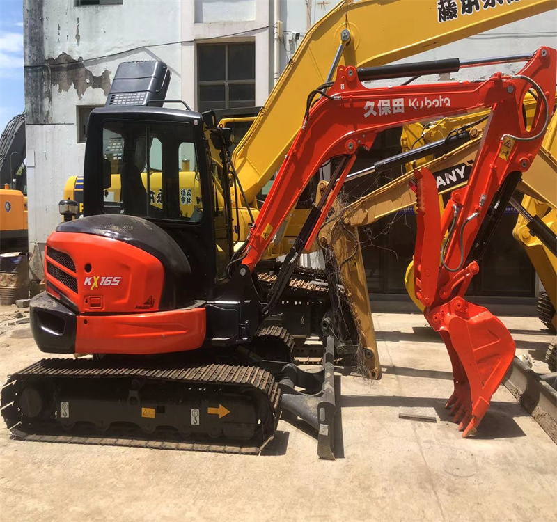 Б/у Kubota официальный 5ton kx165 экскаватор мини-экскаватор 5 тонн kx165 экскаватор с насадкой