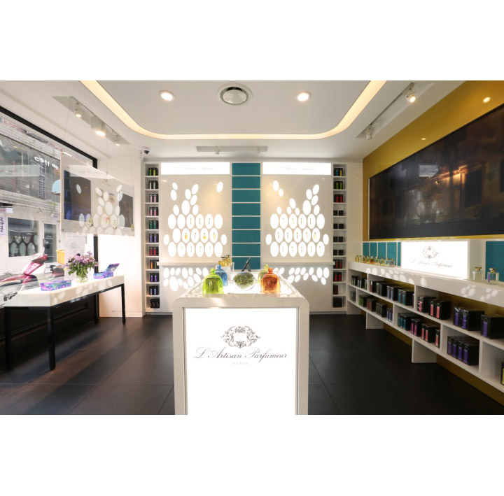 Selling Mall Cosmetic Custom Design Makeup Kiosk Perfume Cabinet Decoration