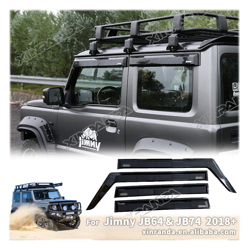 Дверь Окно Солнцезащитный козырек защита от дождя для suzuki Jimny JB74 JB64 2018- Gen4 Sierra JB74w JB64w