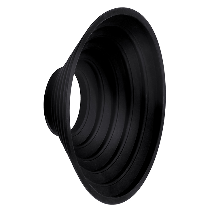 High quality silica gel lens hood is suitable for camera lens hood of mobile phone