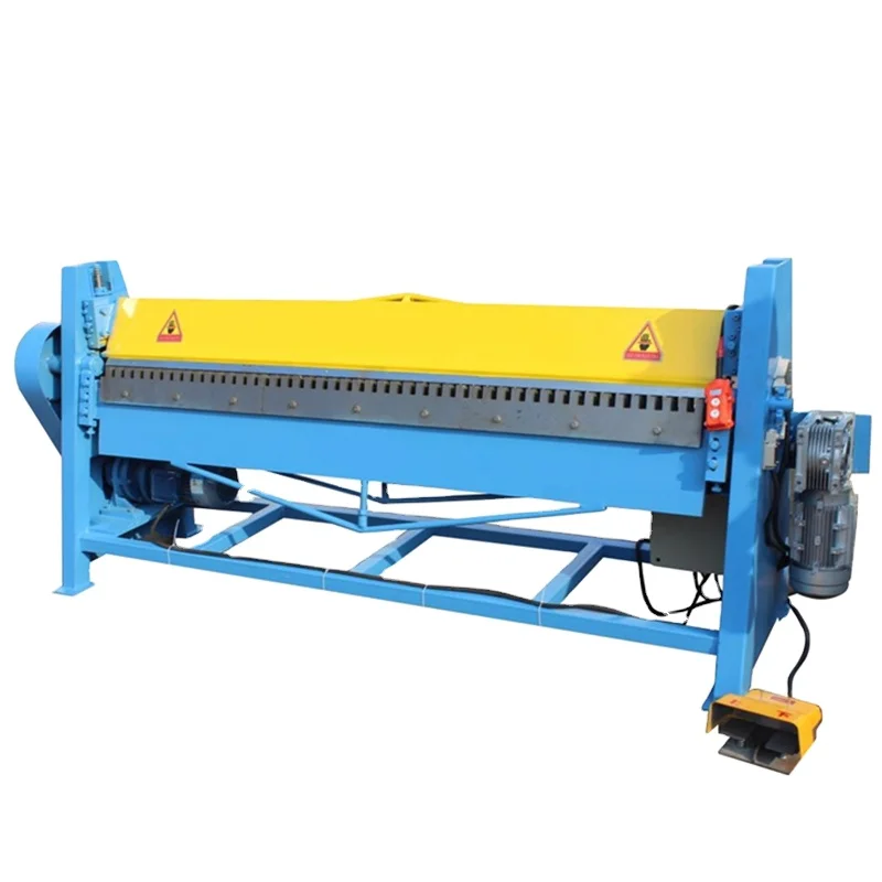 Metal folder electric steel metal folding machine for GI plate bending