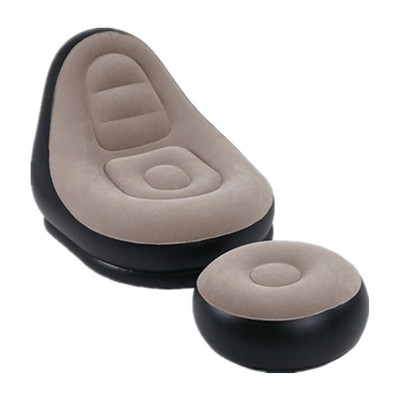 indoor outdoor air pump PVC flocking inflatable leisure legless inflatable lazy sofa
