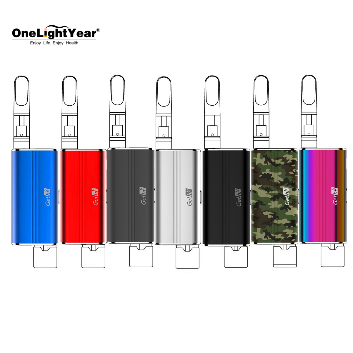 Горячая распродажа! CBD vape картридж & Pod системы электронная сигарета 2 в 1 коробка mod kit свинцово кислотная батарея II и переменное напряжение 510 нить vape батарея Airis gethi G4