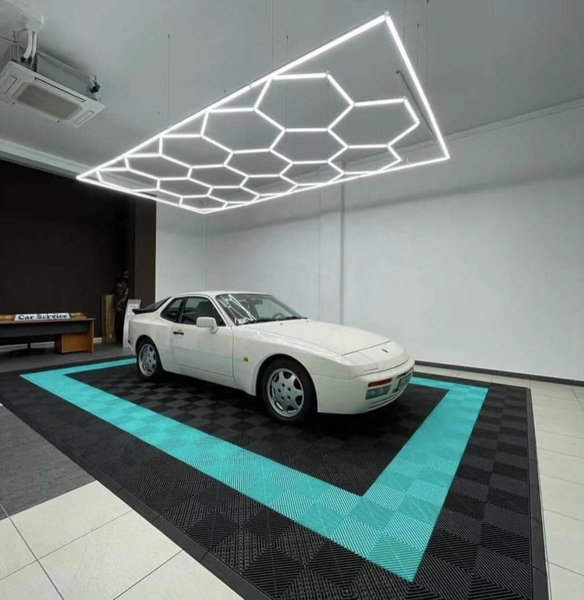New products Easy to install pp interlocking garage floor plastic floor grating for private garage