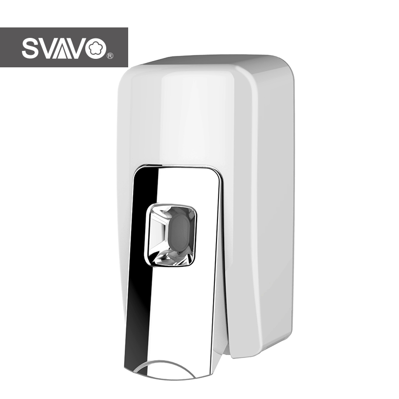 Гостиничный дозатор жидкого мыла для рук VX687 белый SVAVO,SVAVO 1000pcs CN;GUA 500ml L218XW100XH128MM ABS