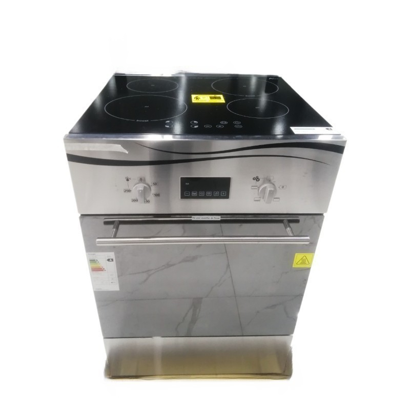 Oven One-piece Vertical Ceramic Stove with Induction Cooker 4-head Stove Level Glass Microcrystal Panel