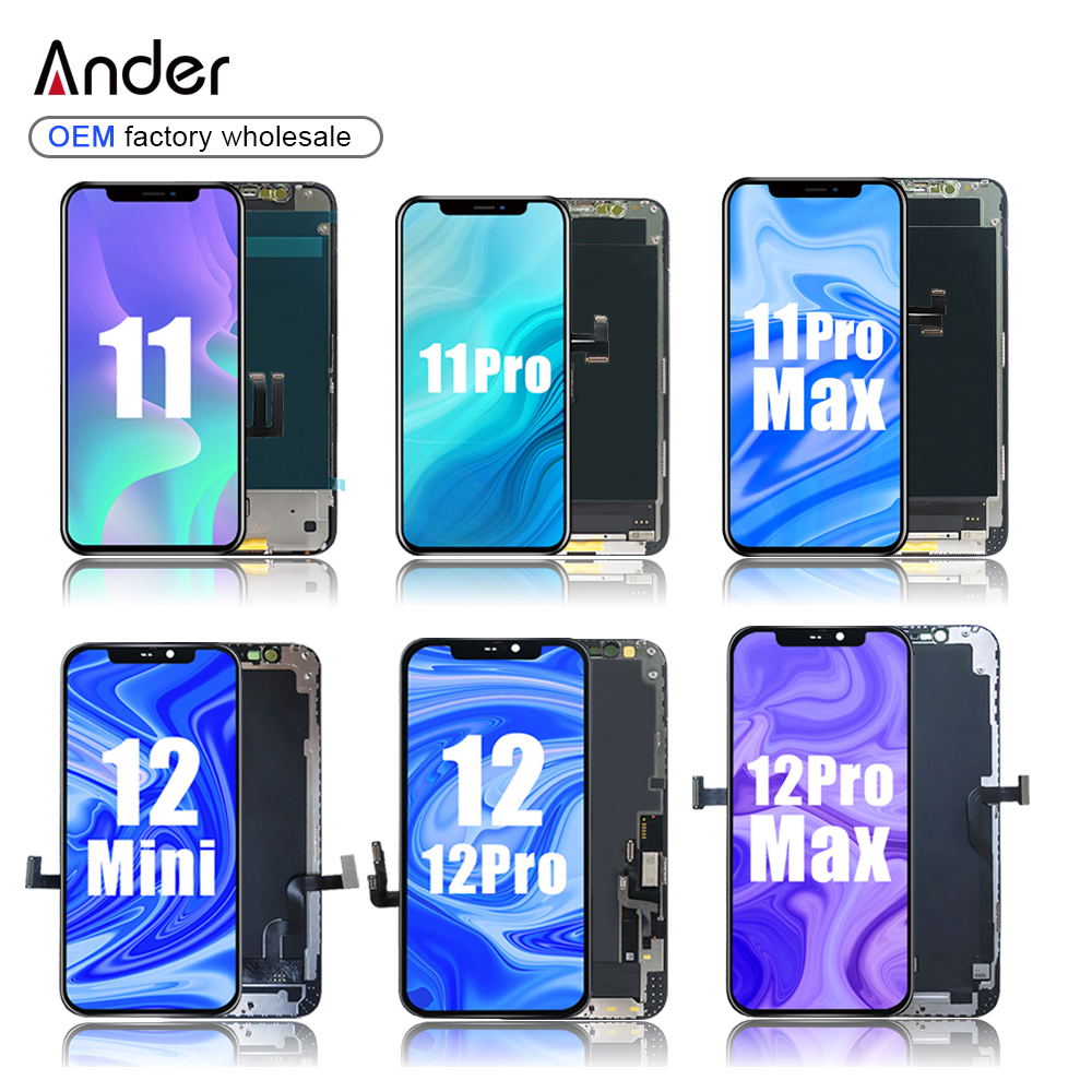 Запасные части для мобильного телефона ЖК-экран для iPhone 6 6S Plus 7 7S 8 X Xs Max Xr Mini 11 12 Pro 13 дисплей