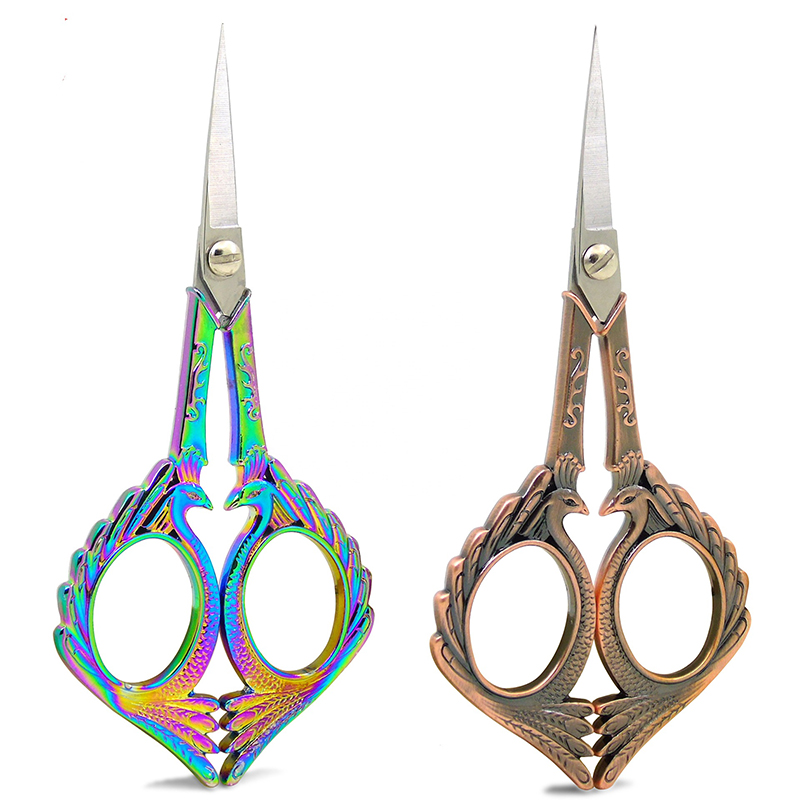 Wholesale Classical Peacock Stainless Steel Nail Scissors