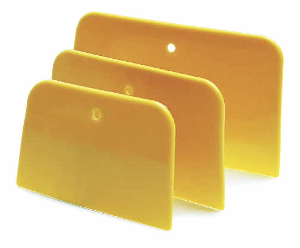 4"/5"/6" Auto Body Filler Plastic Spreader for Fillers, Putties, Glazes, Caulks and Paint