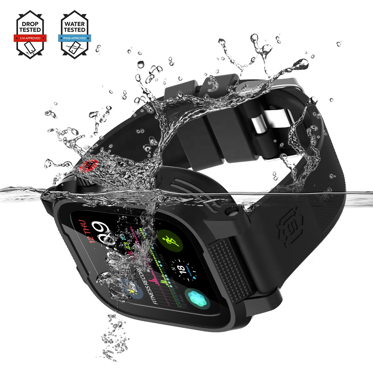 Популярные IP68 сертифицированные новые продукты водонепроницаемый чехол apple watch серии 5
