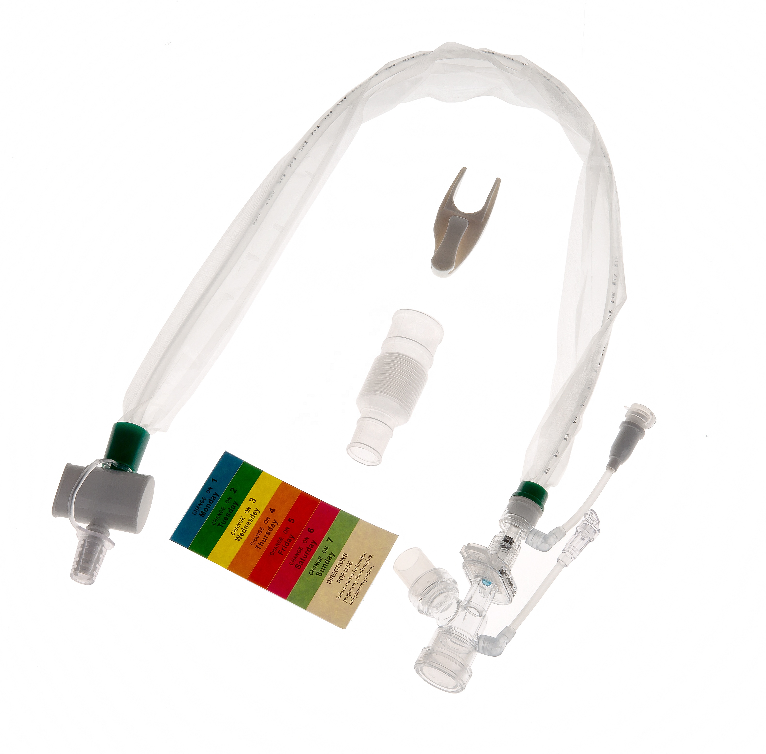 Close Suction Tube Y-piece 72 Hours Double Swivel with Metered Dose inhaler for hospital Closed Suction Catheter