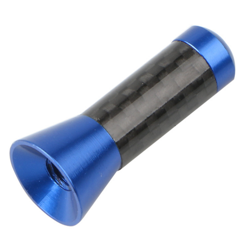 Car antenna carbon fiber pattern signal receiving Car radio antenna Metal aluminum short decorative antenna