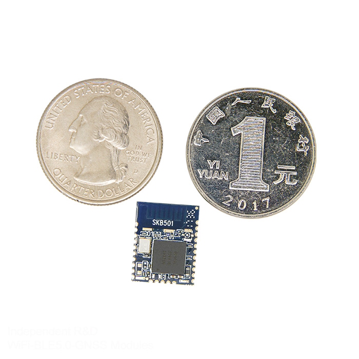 SKYLAB FCC/CE/BQB Nordic nRF52840 Ble 2,4 ГГц с низким энергопотреблением bluetooth модуль интерфейса USB pin-код для внутреннего позиционирования