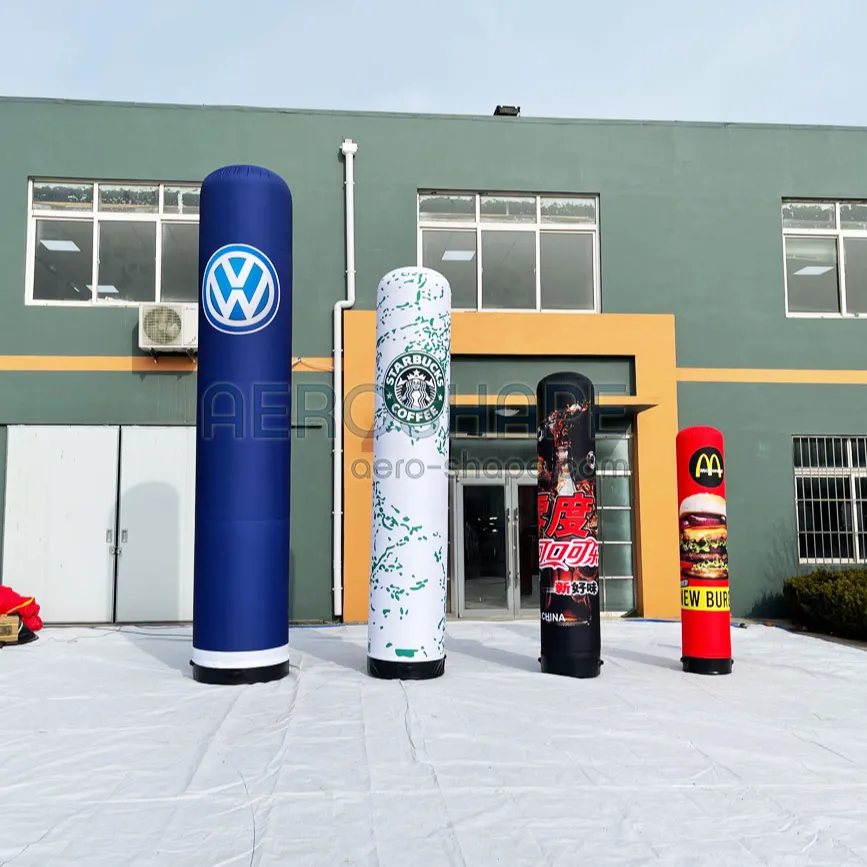 Advertising LED Light Inflatable Pillar airtight Column Inflatable Lighting Tube
