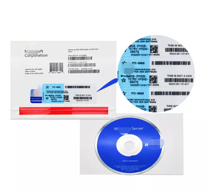 Winndows сервер 2022 std цифровой ключ 16 ядер Win сервер 2022 стандарт OEM DVD полный пакет
