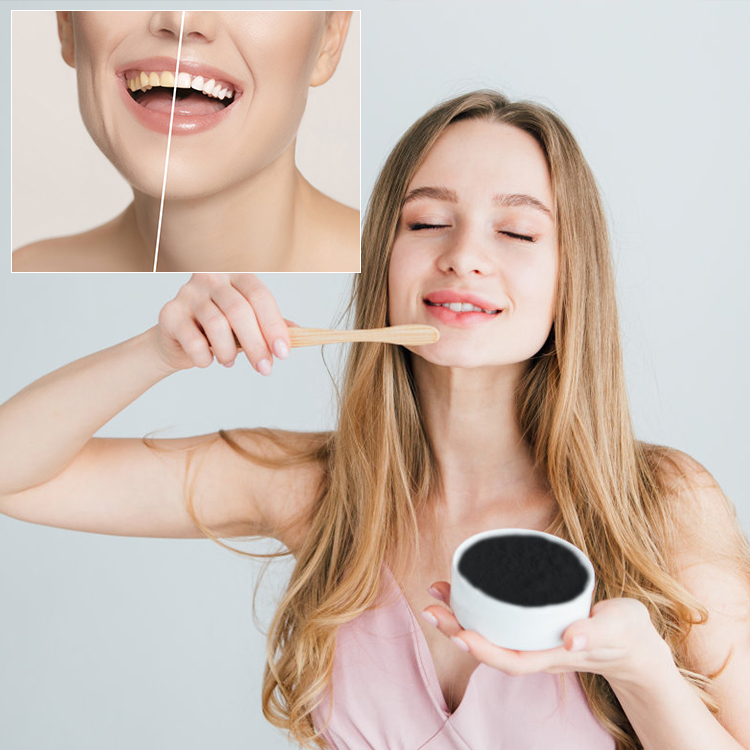 Сертификация Ce 30 г порошок с активированным углем мятный вкус отбеливающий уголь зубы с собственным логотипом