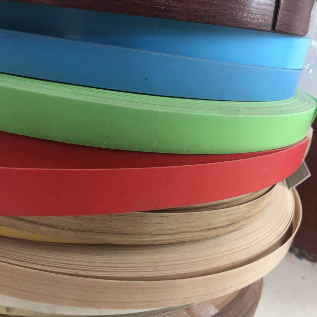 3mm 5mm pvc edge banding to Nigeria market use for plywood ,wood grain colour /u-shape pvc edge banding