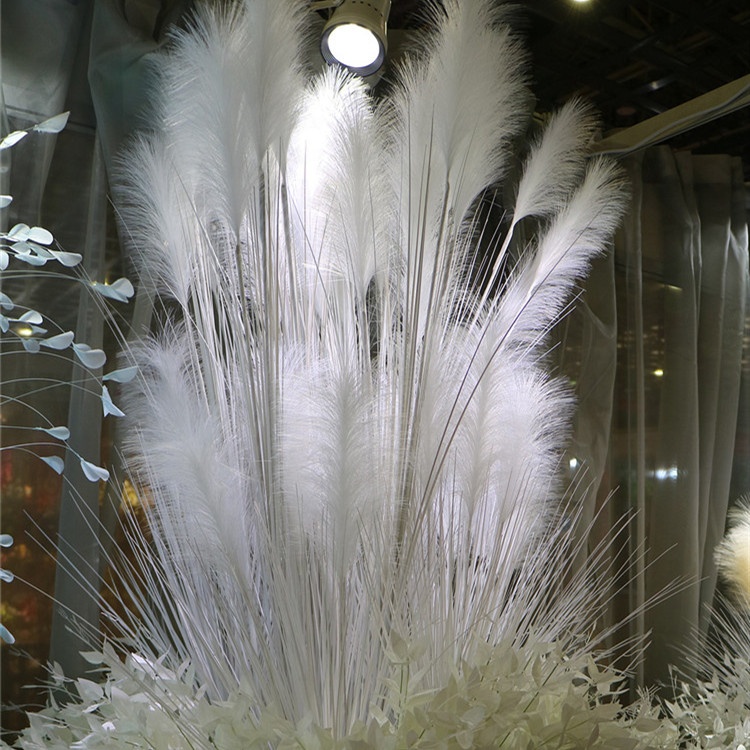 V-3050 новые продукты реального касания Искусственный Phragmites пампасной травы для внутренней отделки