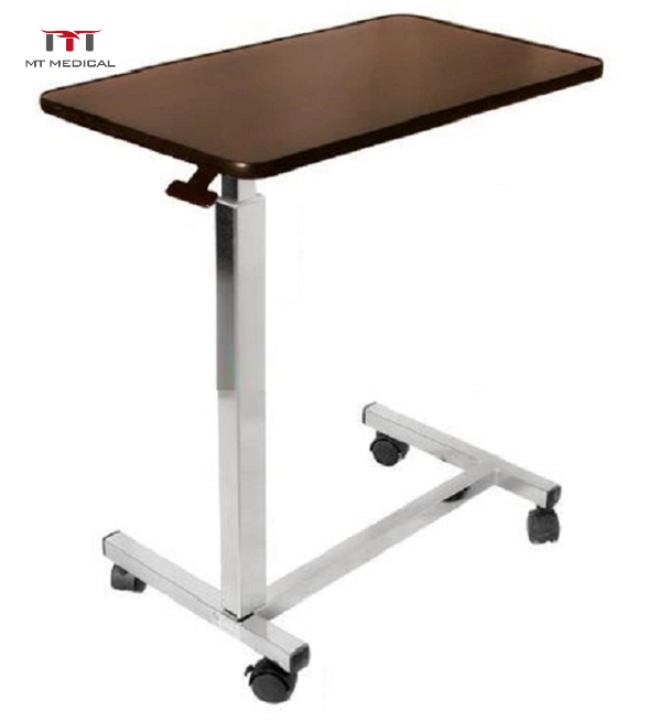 MT MEDICAL height adjustable hospital overbed table manual for sale