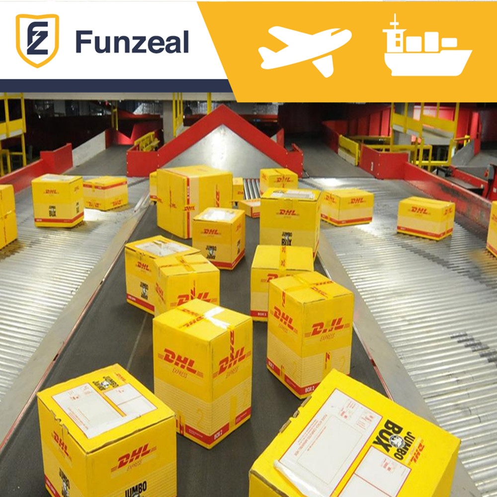 Недорогая доставка от двери до двери dhl в Тунис из Китая Шэньчжэнь Шанхай Нинбо Иу